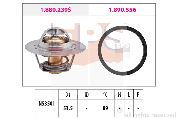 EPS 1.880.297 Termostat,...