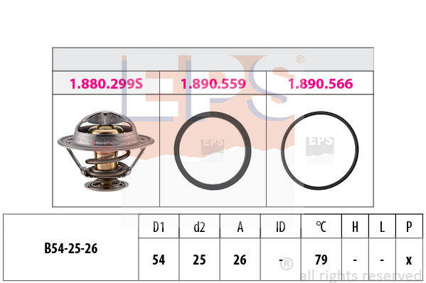 EPS 1.880.299 Termostat,...