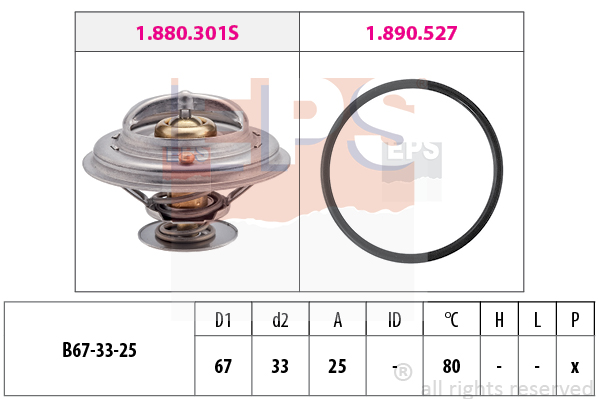 EPS 1.880.301 Termostat,...