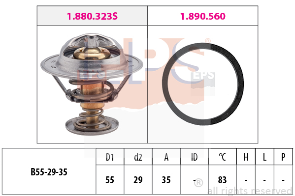 EPS 1.880.323 termosztát,...