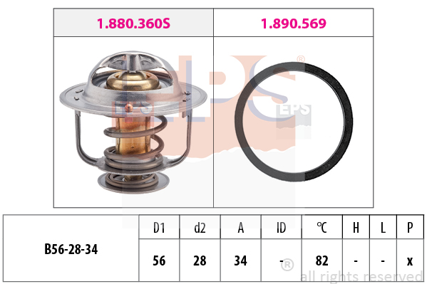 EPS 1.880.360 Termostat,...