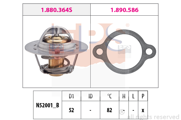 EPS 1.880.367 Termostat,...