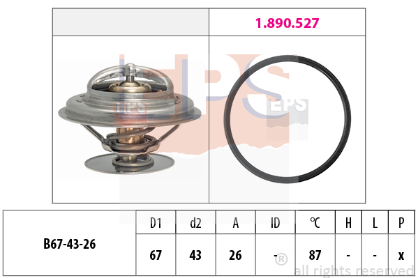 EPS 1.880.385 Termostat,...