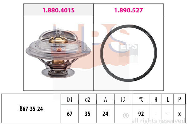 EPS 1.880.401 Termostat,...