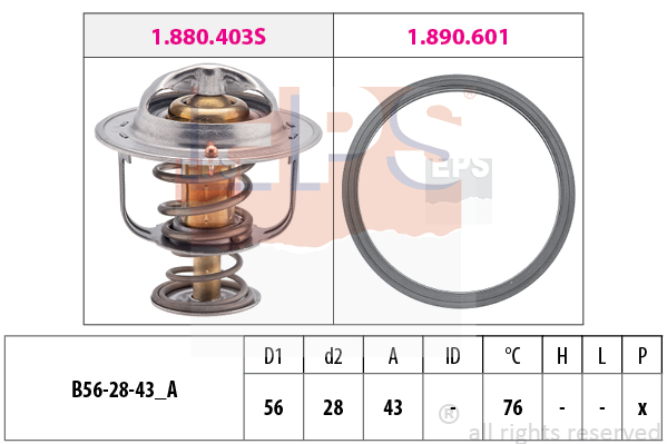 EPS 1.880.403 Termostat,...