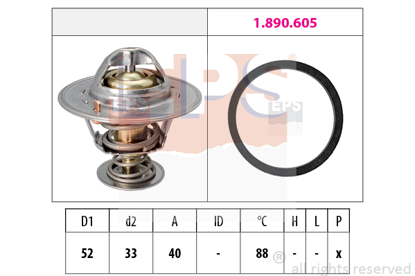 EPS 1.880.537 Termostat,...