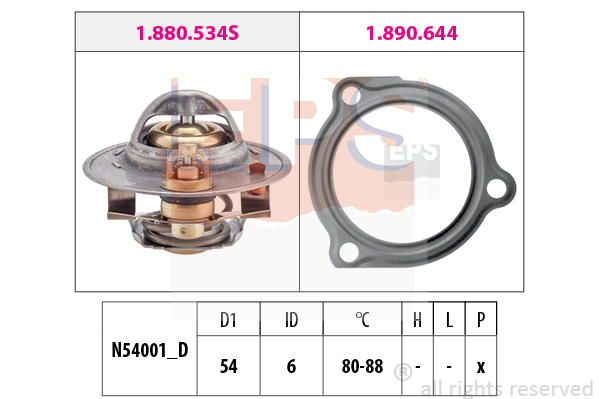 EPS 1.880.587 Termostat,...