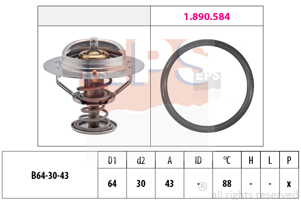 EPS 1.880.651 Termostat,...