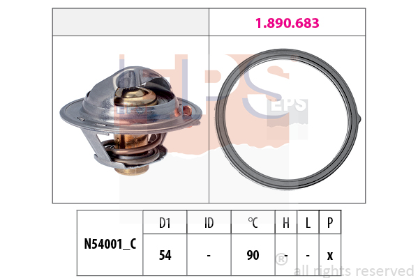 EPS 1.880.802 Termostat,...