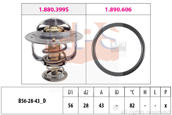 EPS 1.880.848 Termostat,...