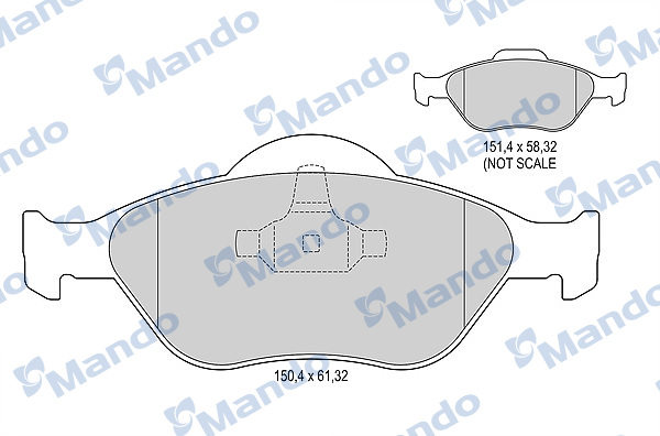 MANDO MBF016033 Kit de...