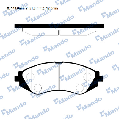 MANDO RMPD03NS Kit de...