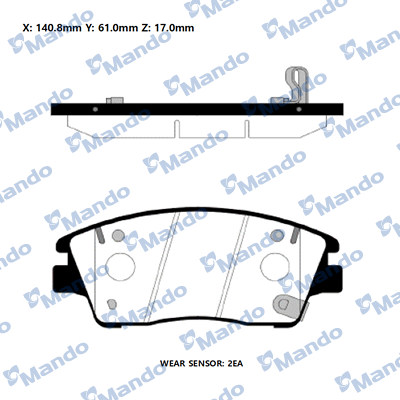 MANDO RMPH63NS Kit de...