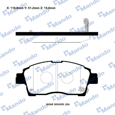 MANDO RMPT03NS Kit de...