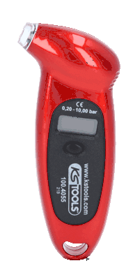 KS TOOLS 100.4055 Zariadenie na meranie tlaku v pneumatikách