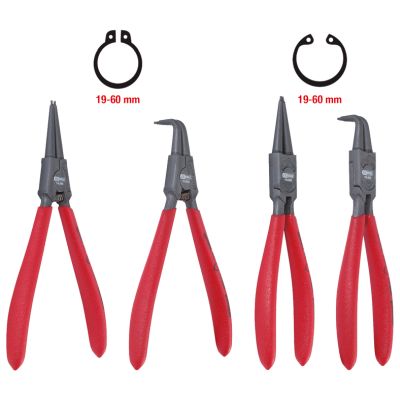 KS TOOLS 119.2055 Sada klieżtí, poistné krúżky