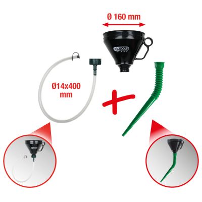 KS TOOLS 150.9230 Sada lievikov