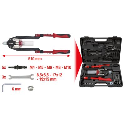 KS TOOLS 150.9630 Blind Rivet Pliers Set