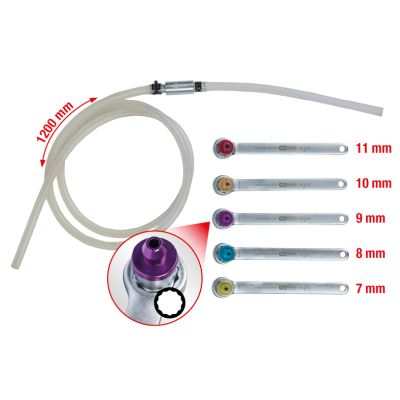 KS TOOLS 160.0725 Sada kľúčov na brzdové vedenia