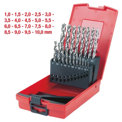 KS TOOLS 330.2620 Sada żpirálových vrtákov do kovu