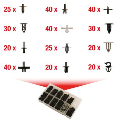 KS TOOLS 420.0700 Retaining Clip Set, body