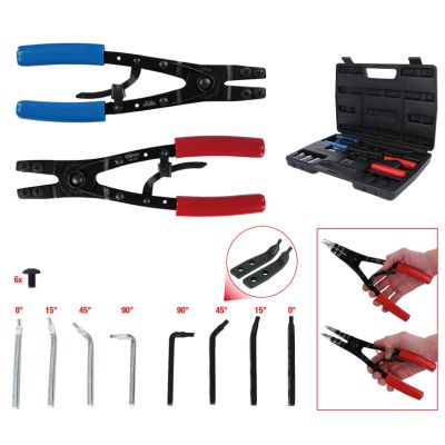 KS TOOLS 500.1350 Sada klieżtí, poistné krúżky