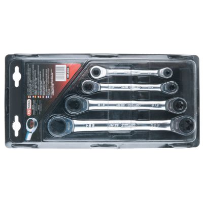 KS TOOLS 503.4364 Ratchet Double Ring Spanner Set