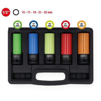 KS TOOLS 515.0870 Sada kovaných nástrčkových kľúčov