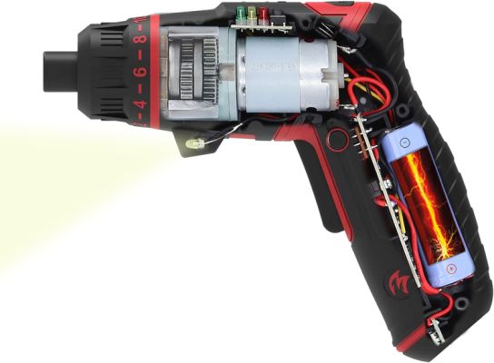 KS TOOLS 515.6500 Slagskrutrekker (trykkluftdrevet)