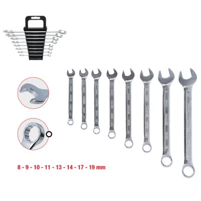 KS TOOLS 517.0048 Sada očkových a vidlicových kľúčov