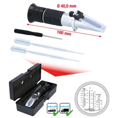 KS TOOLS 550.1285 Antifreeze-/Battery Acid Testing Unit (Refractometer)