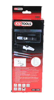 KS TOOLS 550.1290 Testapparat antifrost/batterisyre (refraktometer)