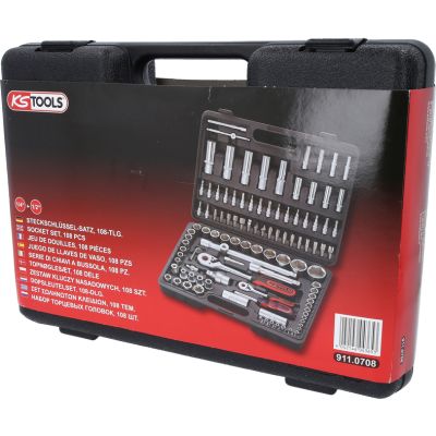 KS TOOLS 911.0708 Pipenøkkelsett
