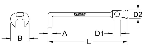 KS TOOLS 911.3103 Skrubits