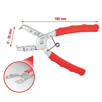 KS TOOLS 911.8181 Uvoľňovacie kliešte, plastové nity
