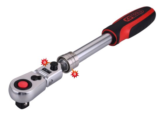 KS TOOLS 914.1220 Reversibel skralle