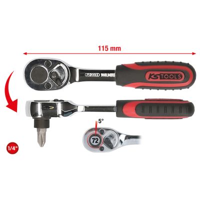KS TOOLS 918.1495 Prepínacia račňa