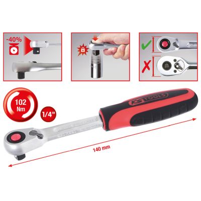 KS TOOLS 920.1490 Reversibel skralle