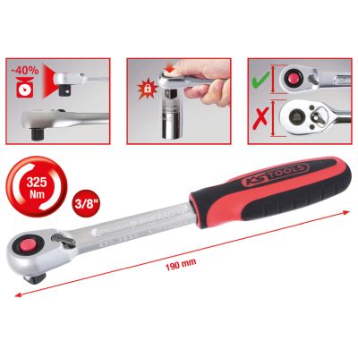 KS TOOLS 920.3890 Reversibel skralle