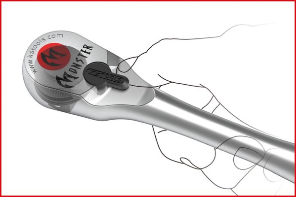 KS TOOLS 935.1295 Reversibel skralle