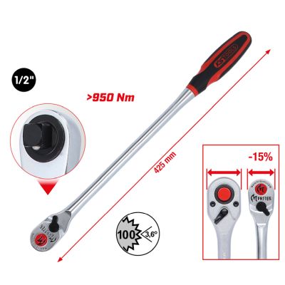 KS TOOLS 935.1295 Reversibel skralle