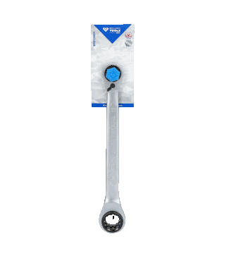 KS TOOLS BT013901 Dobbelthodet ringnøkkel med skralle