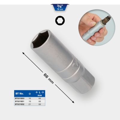 KS TOOLS BT021852 Sada nástrčkových kľúčov na zapaľovacie sviečky