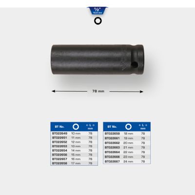 KS TOOLS BT022663 Kovaný nástrčkový orech