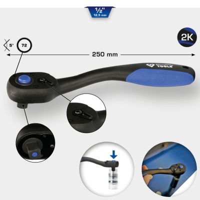 KS TOOLS BT022900 Prepínacia račňa
