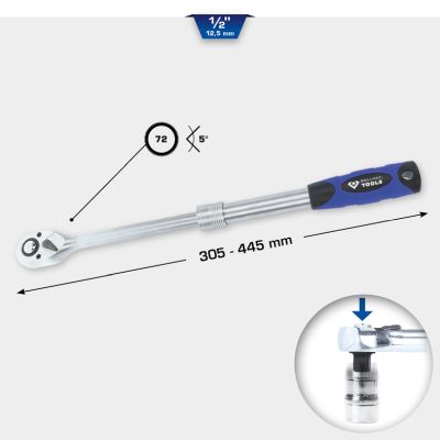 KS TOOLS BT022992 Prepínacia račňa