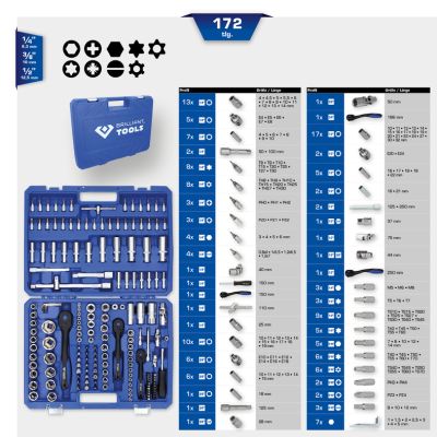 KS TOOLS BT023172 Pipenøkkelsett