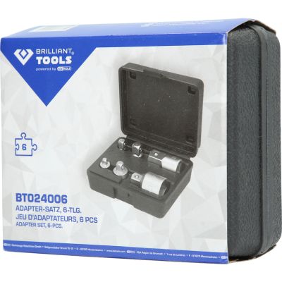 KS TOOLS BT024006 Forstørrelses-/reduksjonsadapter sett, skralle