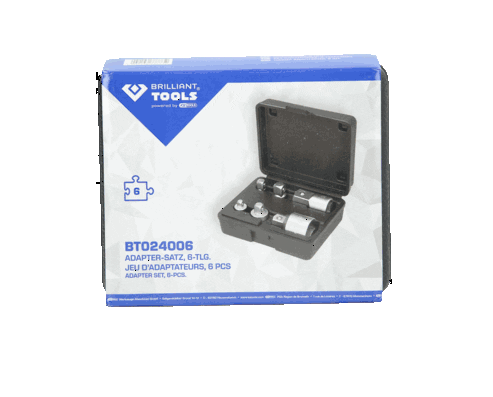 KS TOOLS BT024006 Forstørrelses-/reduksjonsadapter sett, skralle