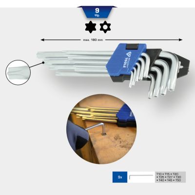 KS TOOLS BT044009 Sada uhlových skrutkovačov
